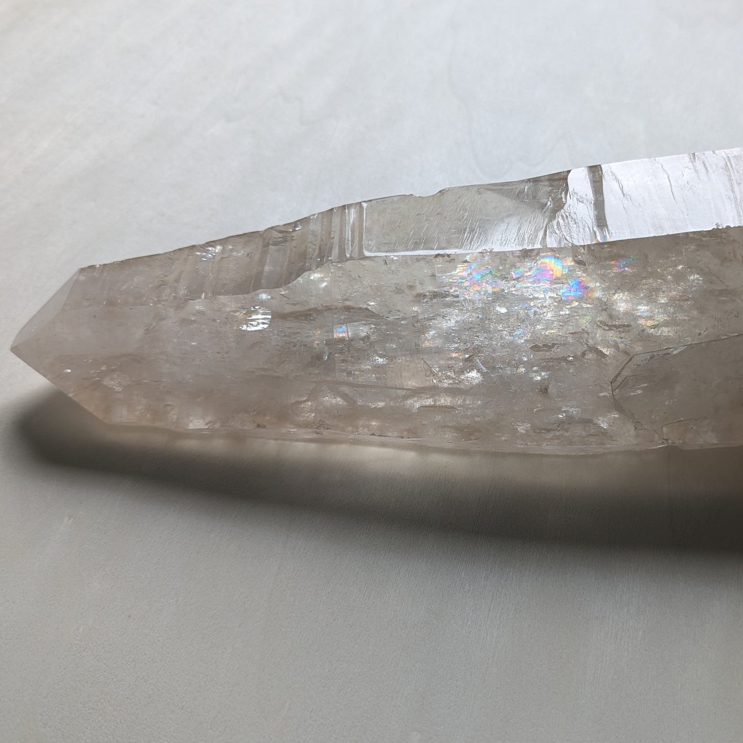 Lemurian Seed Quartz Crystal 9.5" long