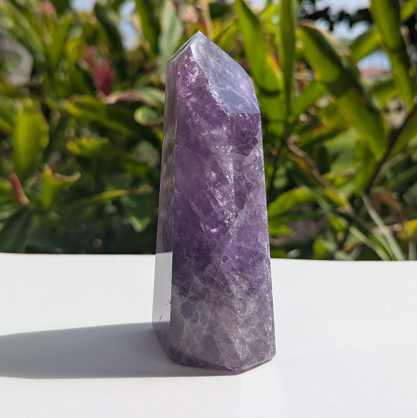Amethyst Standing Point 4.75" tall, 390 grams