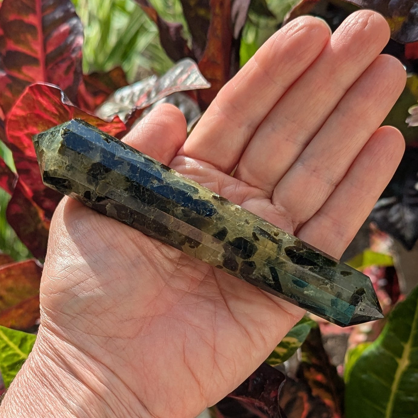 Prehnite and Epidote Vogel 5.5" long, 163 grams