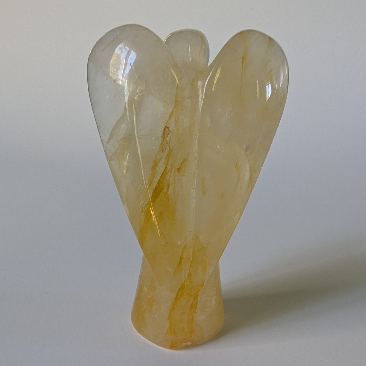 Golden Healer Quartz Angel 125.9 grams