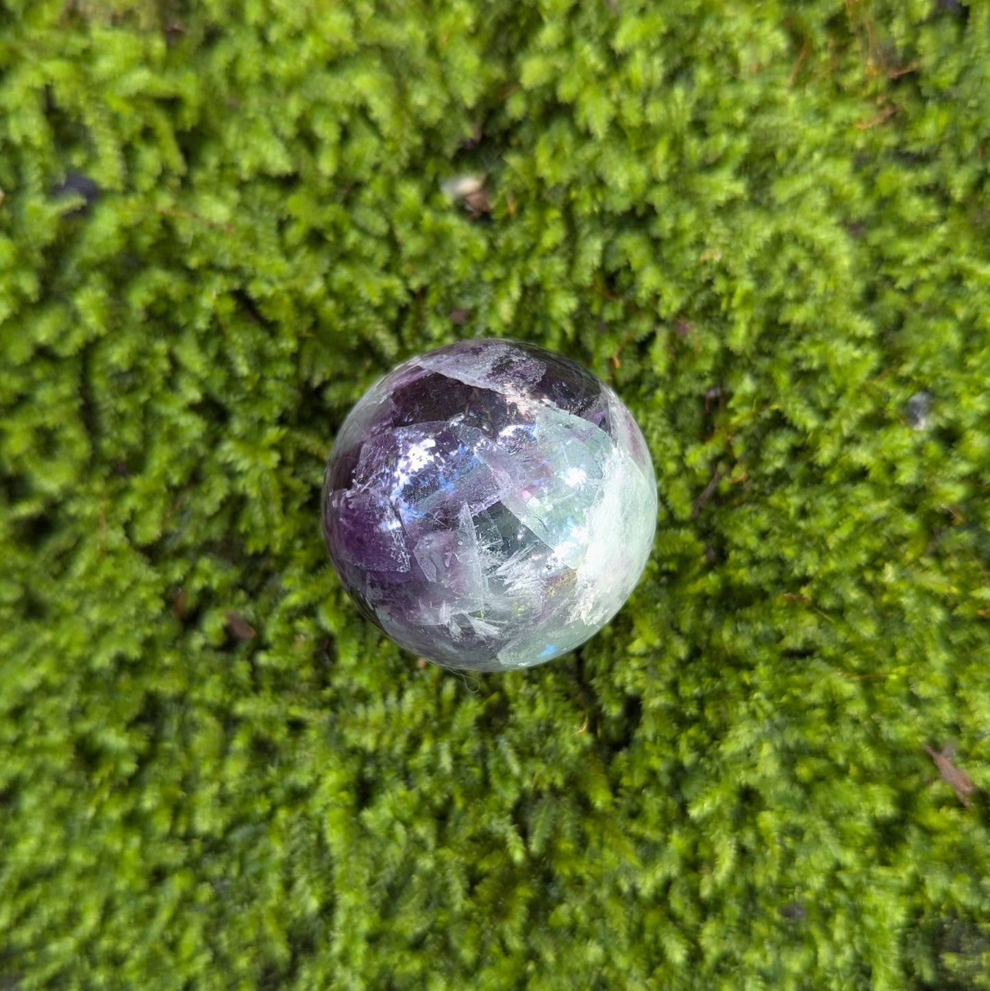 Fluorite Sphere 69.5 grams