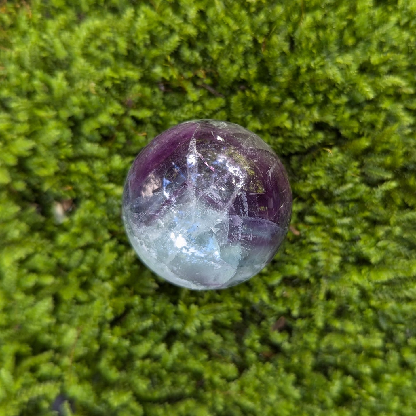 Fluorite Sphere 69.5 grams
