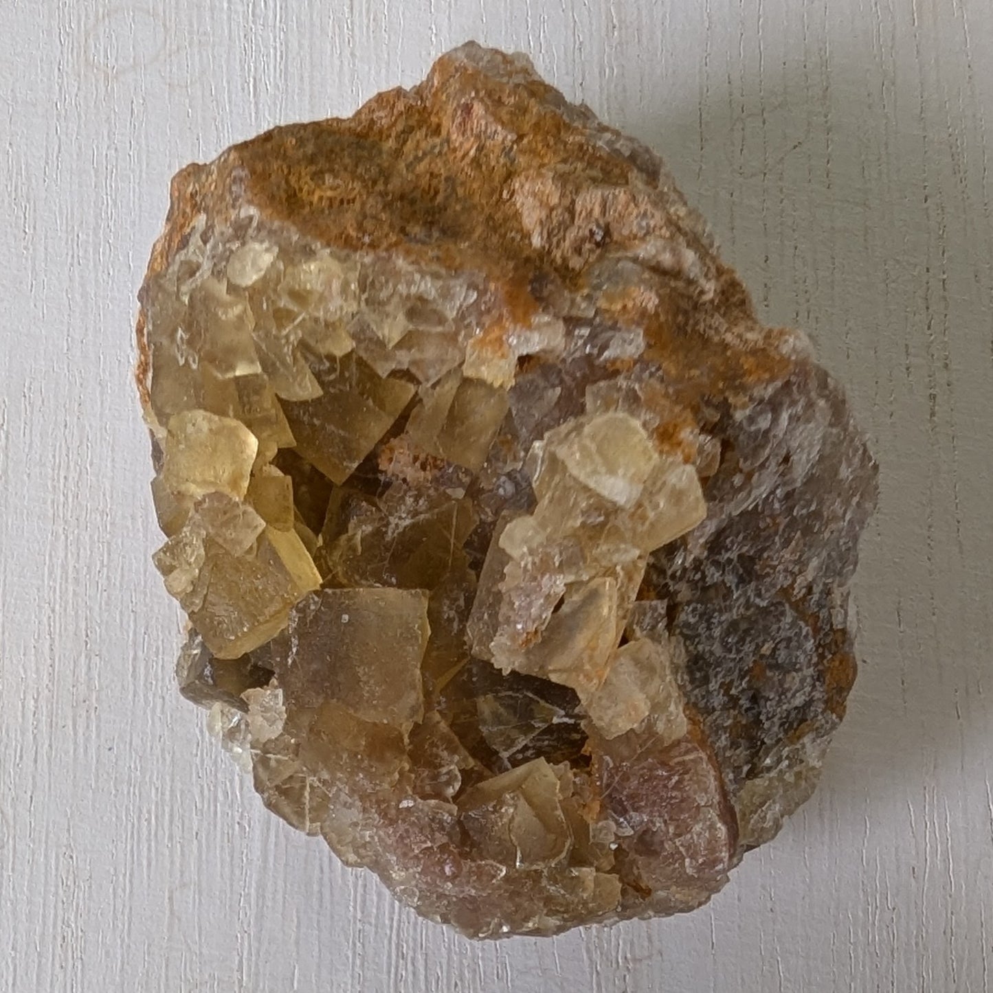 Fluorite (Golden) 81.63 grams