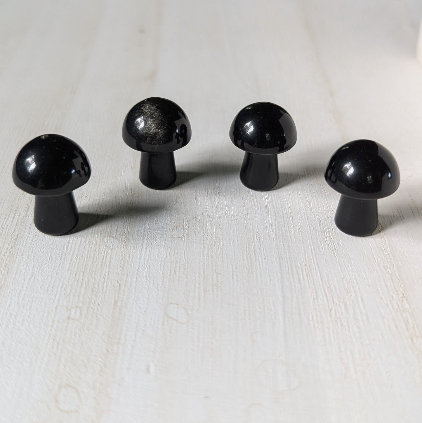 Black Obsidian Mini Mushrooms