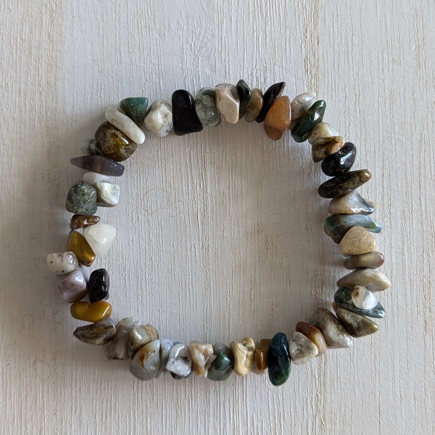 Ocean Jasper Chip Bracelet