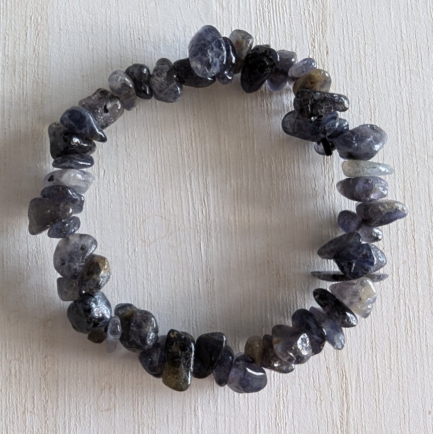 Iolite Chip Bracelet