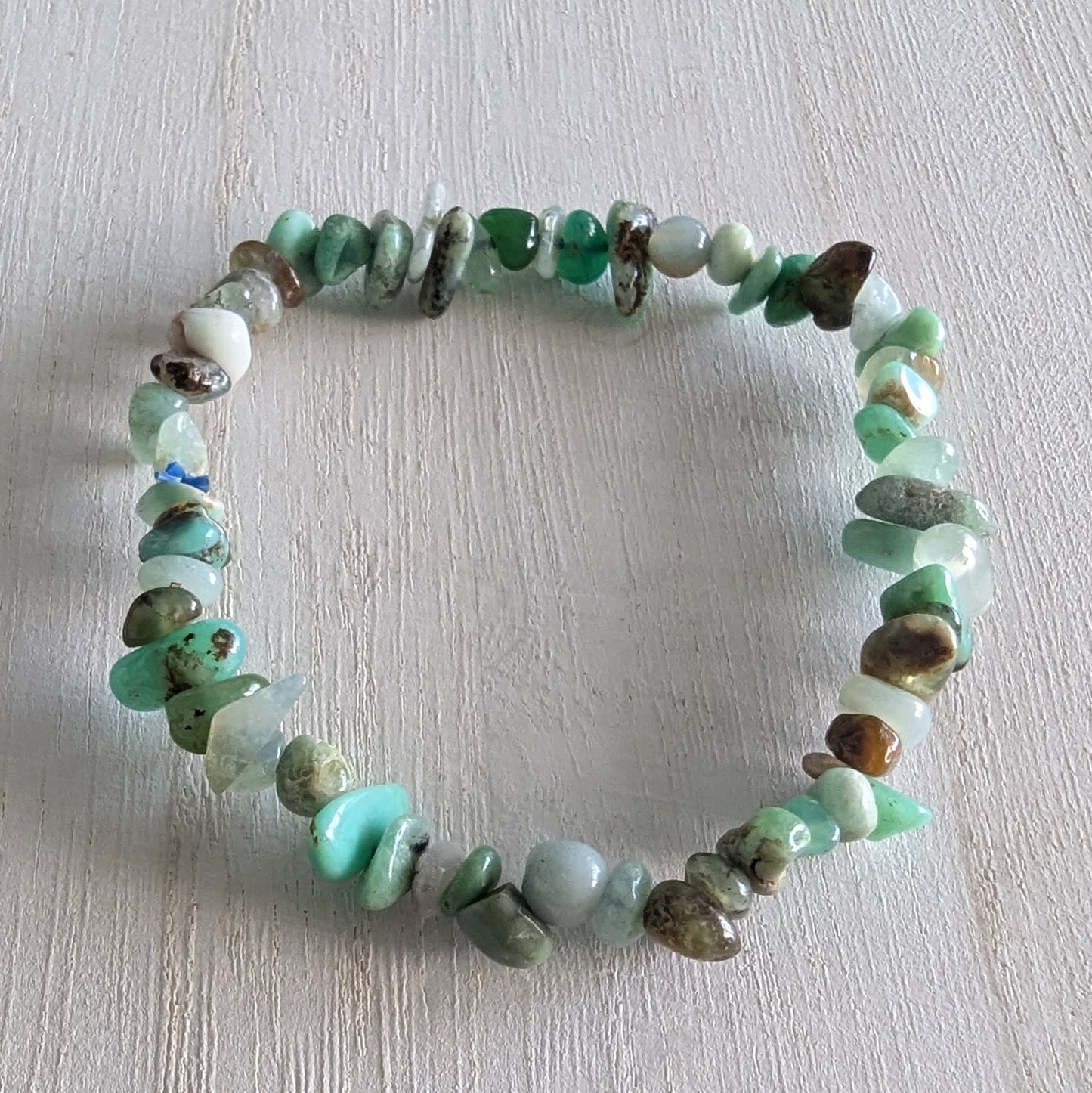 Chrysoprase Chip Bracelet