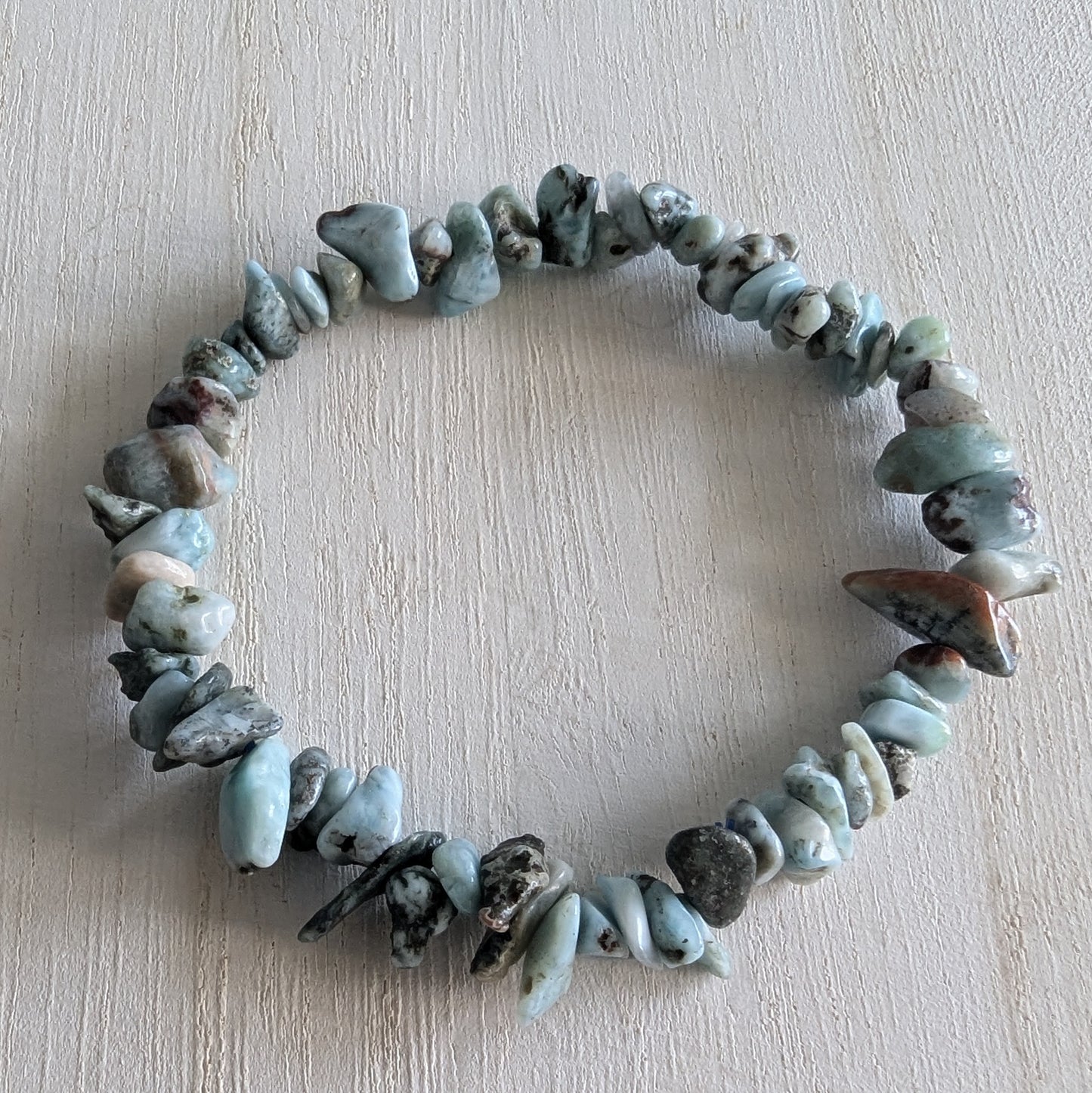 Larimar Chip Bracelet