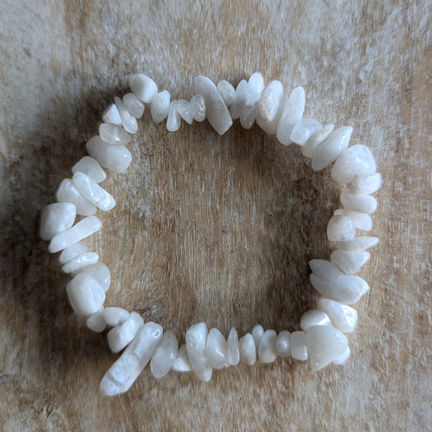 Moonstone Chip Bracelet