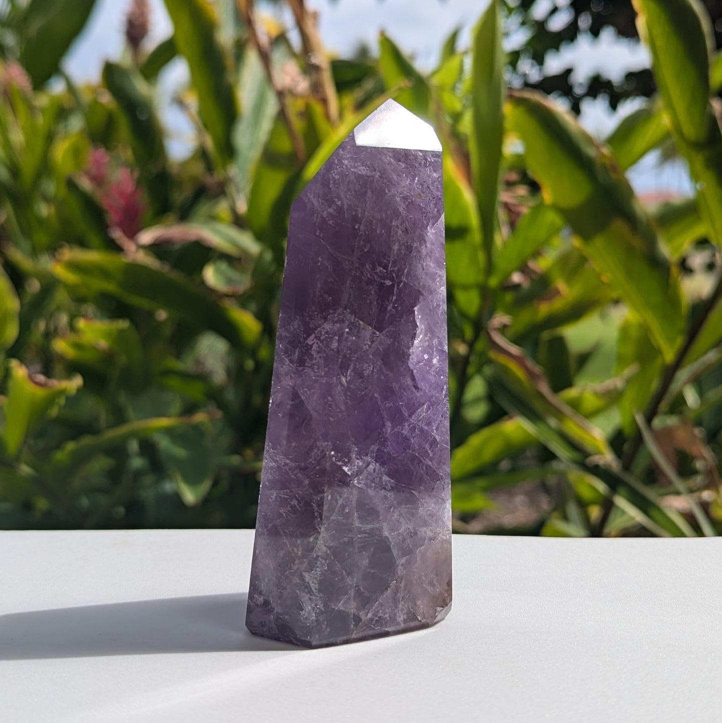 Amethyst Standing Point 4.75" tall, 390 grams
