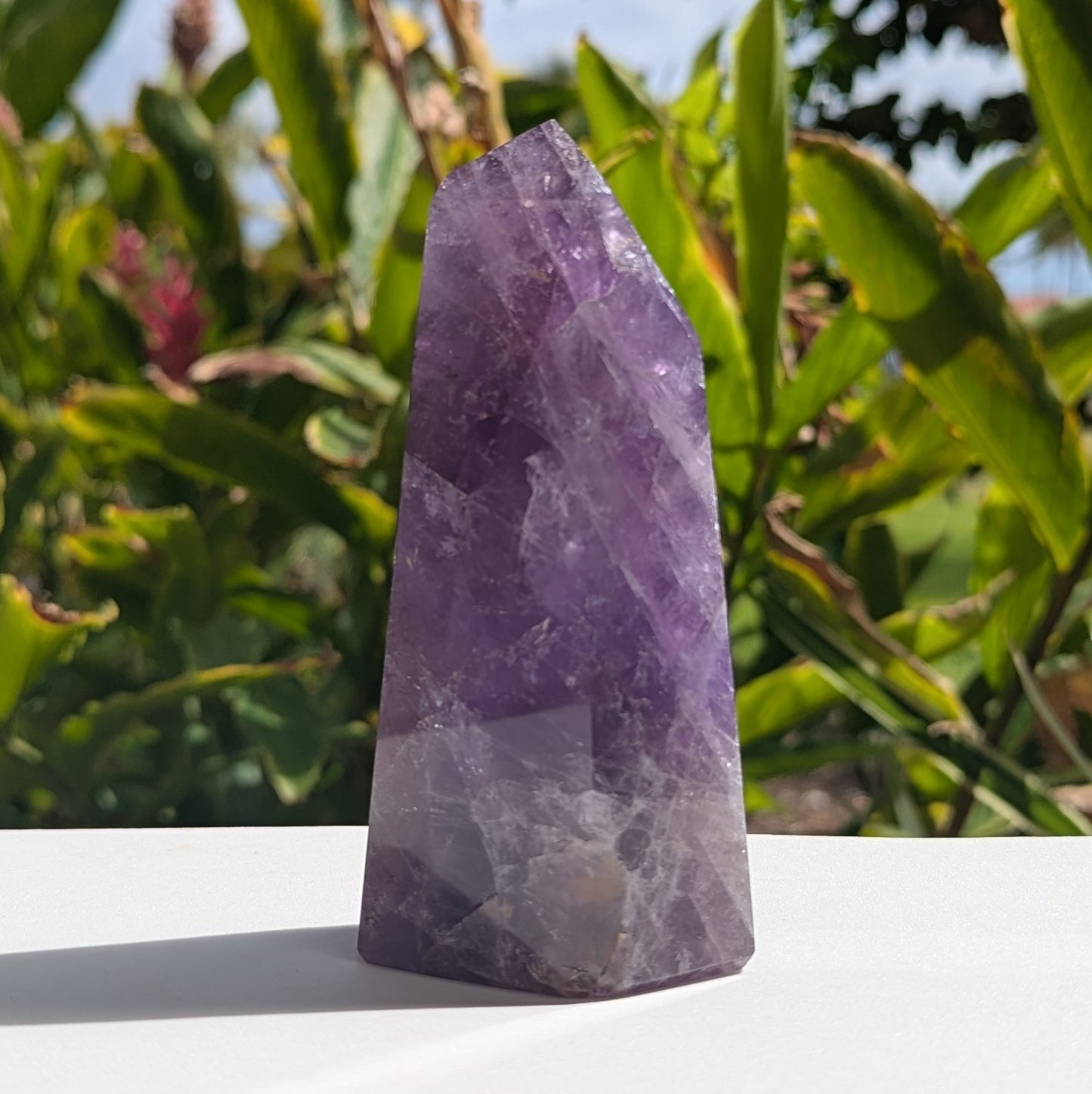 Amethyst Standing Point 4.75" tall, 390 grams