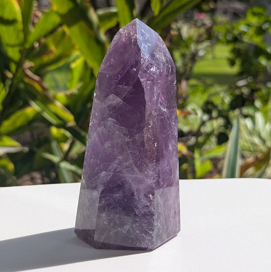 Amethyst Standing Point 4.75" tall, 390 grams