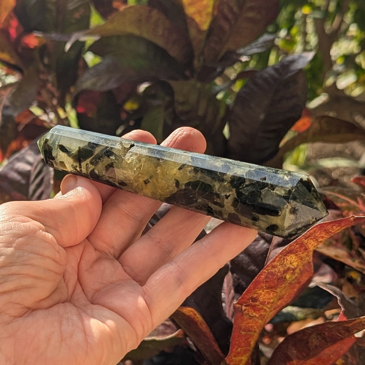 Prehnite and Epidote Vogel 5.5" long, 163 grams
