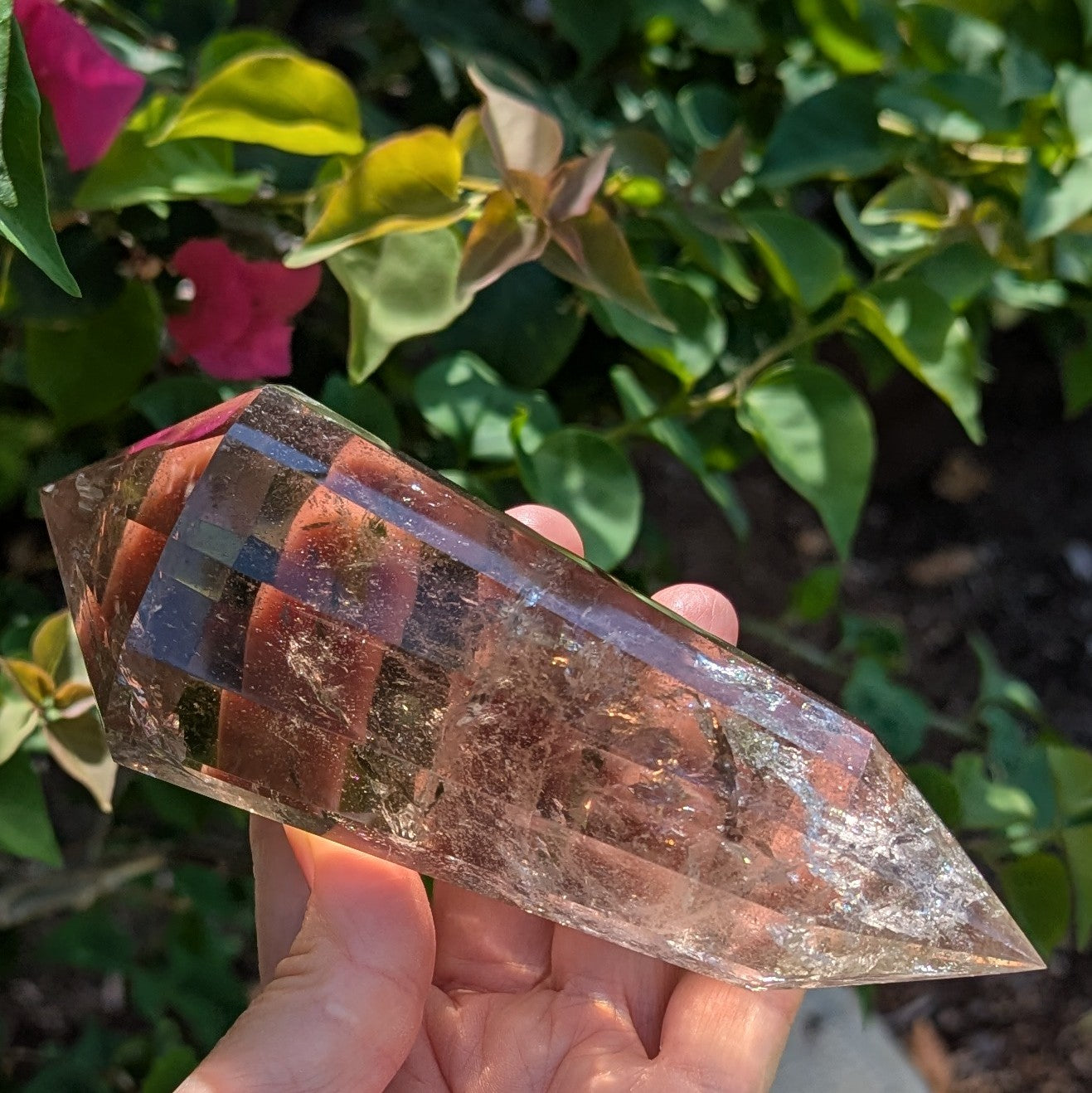 Smokey Quartz Vogel 6" long